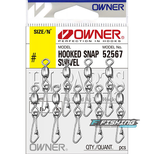 Owner Hooked Snap Swivel