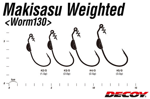Decoy Worm130 Makisasu Weighted